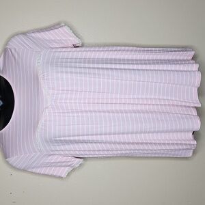 First Look Super Soft Short-Sleeve Flowy Tee - Pink - Women's Plus Size 1X